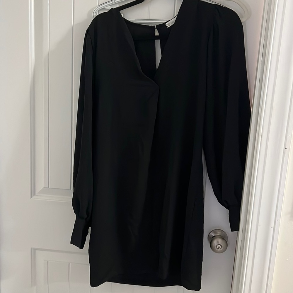Black long sleeve dress